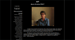 Desktop Screenshot of mariechristineperot.waibe.fr