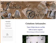 Tablet Screenshot of isabellecreations.waibe.fr